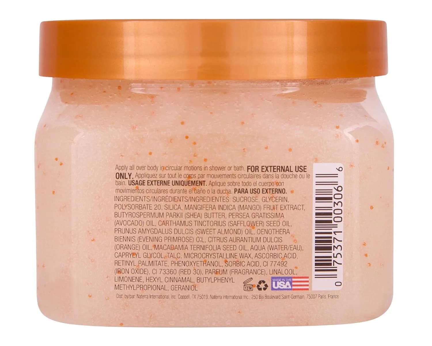Tree Hut Tropical Mango Body Scrub 510g (18 Oz) | Exfoliating & Hydrating with Shea Butter - view 3