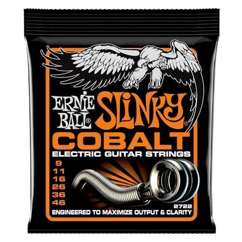Ernie Ball Hybrid Slinky Cobalt Electric Guitar Strings 9-46 Gauge (2.27 kg / 5 lb) | Extended Dynamic Range - main product image