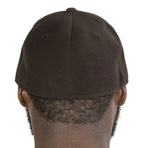 DECKY Fitted Cap, Brown, 6 7/8 | Classic Baseball Cap for Men & Unisex thumbnail 3
