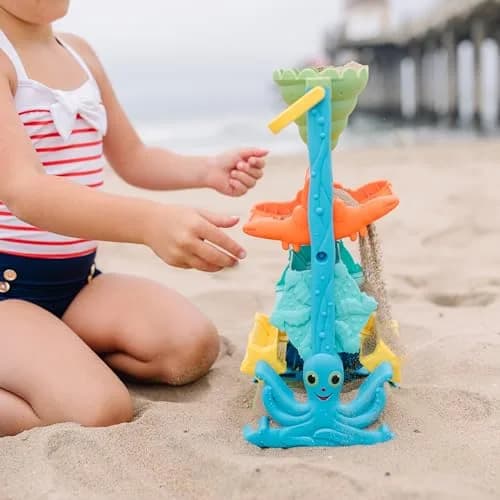 Melissa & Doug Seaside Sidekicks Funnel Fun Sand and Water Toy | Ages 2+ | 0.6 kg (1.3 lb) thumbnail 3