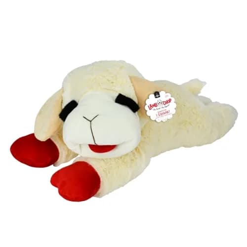 Multipet Jumbo Lamb Chop Dog Plush Toy - 24 inch (61 cm) Squeaky Toy | Officially Licensed Product thumbnail 2