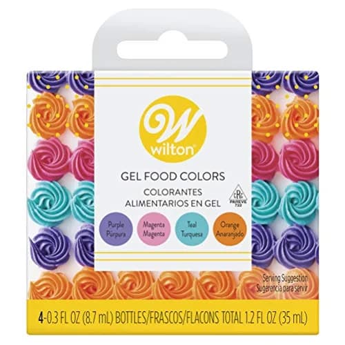 Wilton Neon Gel Food Color Set 1.2 fl oz (35.5 ml) | Vibrant Neon Shades for Baking & Decorating thumbnail 1