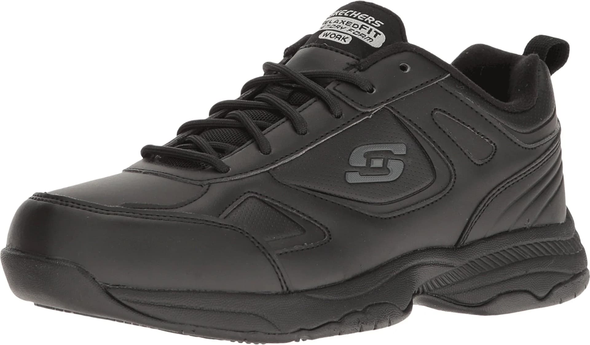 Skechers Dighton Bricelyn Wide Work Shoe for Women | Slip-Resistant, Comfort & Safety (70-120 chars)