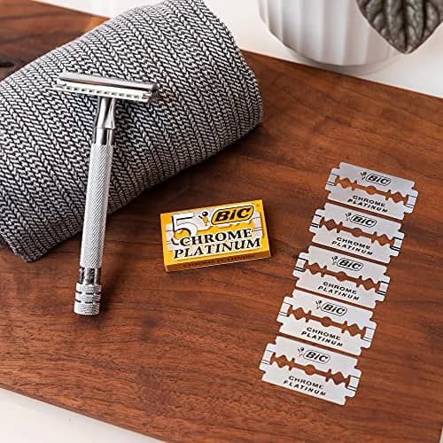 BIC Double Edge Razor Blades Chrome Platinum | Sharp, Durable & Long-Lasting (70-120 chars) thumbnail 6
