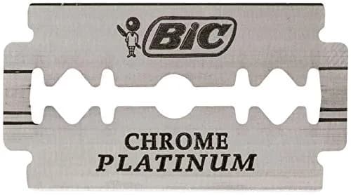 BIC Double Edge Razor Blades Chrome Platinum | Sharp, Durable & Long-Lasting (70-120 chars) thumbnail 3