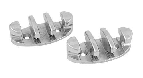 attwood Zinc-Plated Zip Zag 3-Inch Marine Rope Cleat | Durable, Easy-to-Install, Set of 2 thumbnail 1