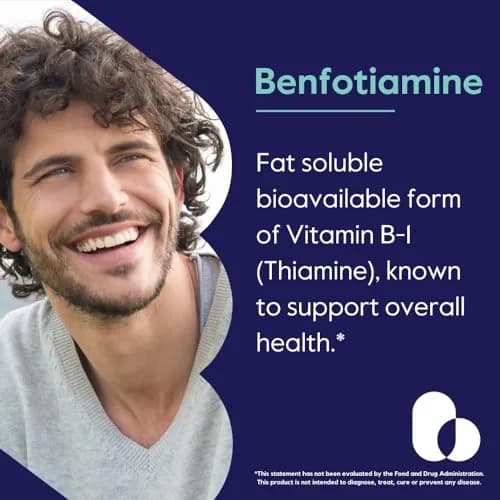 BESTVITE Benfotiamine 150mg Veg Caps | No Stearates, Vegan, 120 Count thumbnail 2