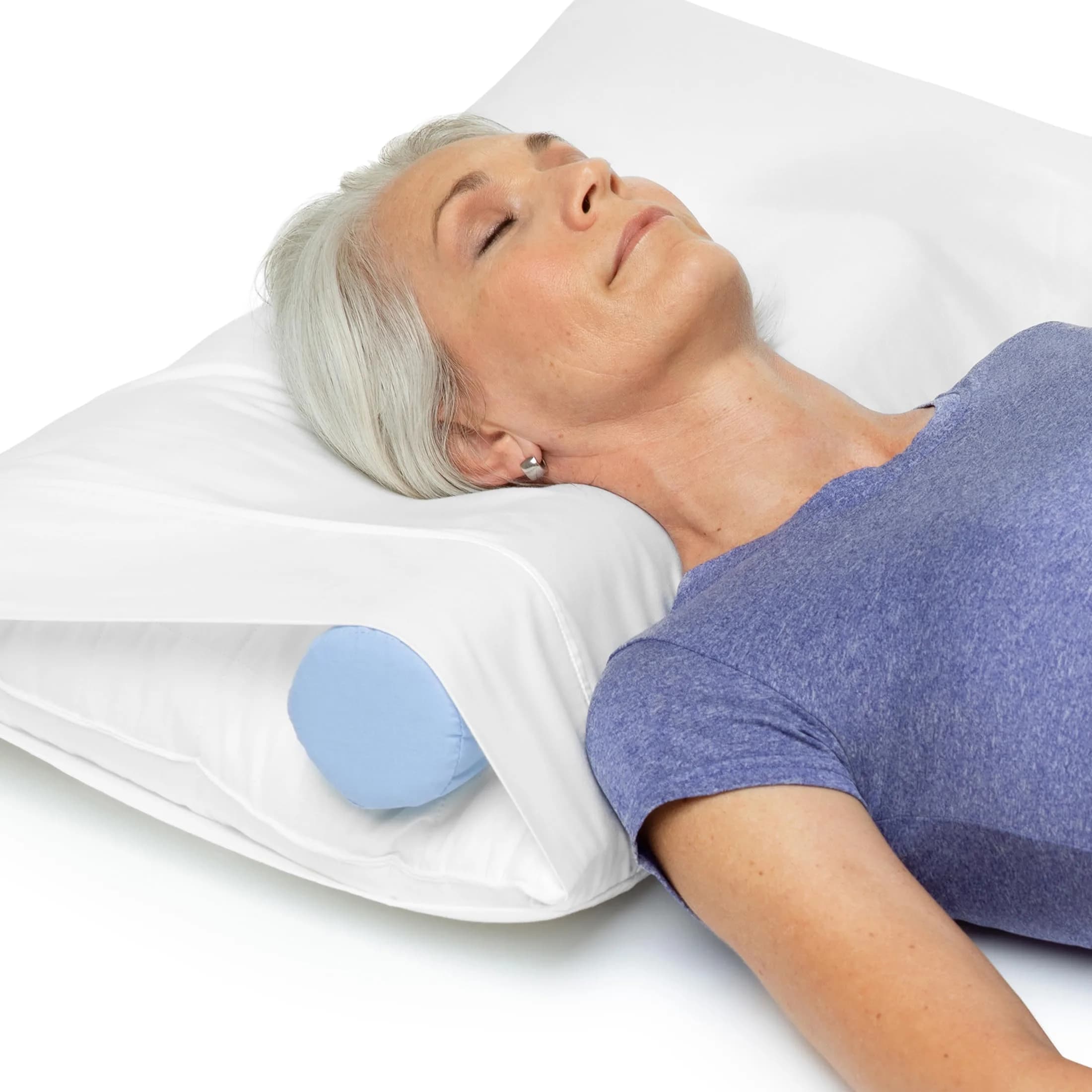 OPTP The Original McKenzie Cervical Roll Neck Support Pillow 20" Length x 3.5" Diameter | Physical Therapist Approved for Sleep Support - view 4