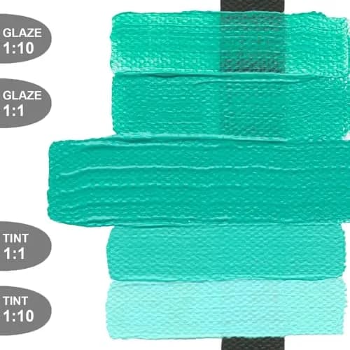 Golden Heavy Body Acrylic Paint 2oz-Teal | Thick, Smooth, Water & UV Resistant thumbnail 4