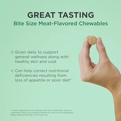 Pet-Tabs Multivitamin Supplement for Dogs & Puppies 180 Chewables | Supports Nutrition & Wellness thumbnail 4
