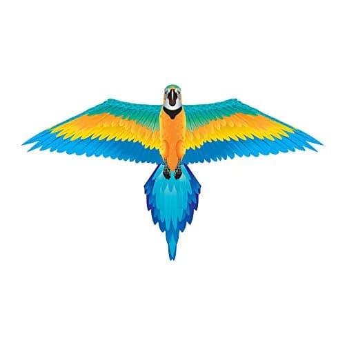 WindNSun Rainforest Nylon Kite, Macaw, 60 Inches Wide | Durable Fiberglass & Ripstop Nylon thumbnail 1