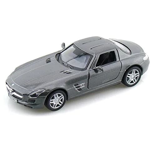 KiNSMART Mercedes-Benz SLS AMG 1:36 Scale Die Cast Metal Model Toy Car 13cm (5") | Authentic USA Import for Indian Kids thumbnail 1