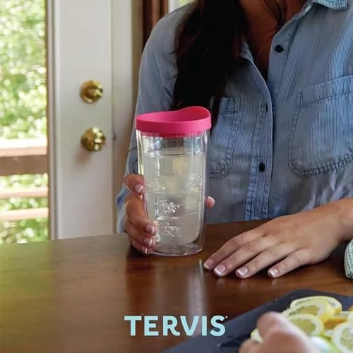 Tervis Made in USA Double Walled Beach House Retreat Collection Insulated Tumbler Cup Keeps Drinks Cold & Hot, 16oz 4pk thumbnail 6