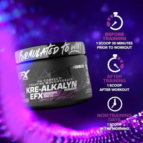 EFX Sports Kre-Alkalyn EFX Powder | pH Correct Creatine Monohydrate | Muscle & Strength | 66 Servings (Unflavored) thumbnail 8