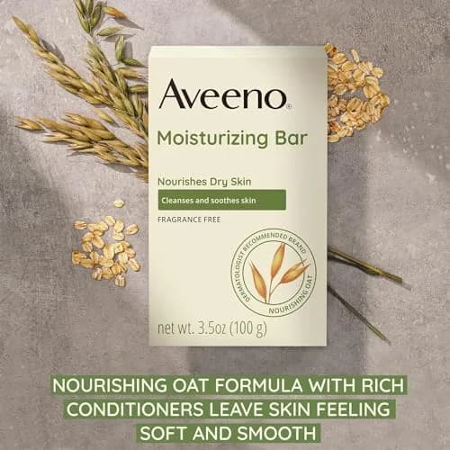 Aveeno Moisturizing Bar for Dry Skin 3.5oz Pack of 3 | Gentle, Fragrance-Free thumbnail 6