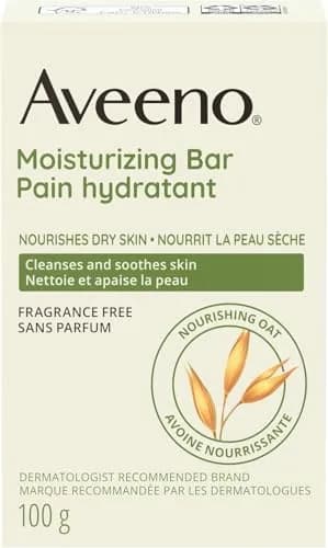 Aveeno Moisturizing Bar for Dry Skin 3.5oz Pack of 3 | Gentle, Fragrance-Free thumbnail 2