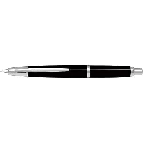 Pilot Fountain Pen Capless Decimo EF-Nib 1 Count | Elegant Black Body, USA Import thumbnail 1