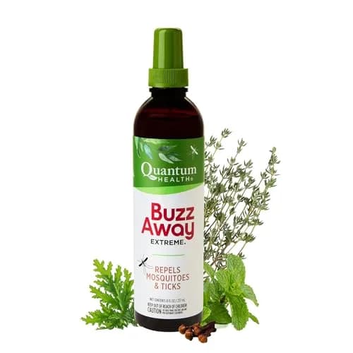 Quantum Buzz Away Extreme Mosquito & Tick DEET-Free Repellent 8 oz | Plant-Based, Citronella Scented, Kid & Family Friendly thumbnail 1