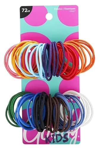 Goody Ouchless Elastics 2mm (72 Count) | Gentle Hold for Fine Hair thumbnail 1
