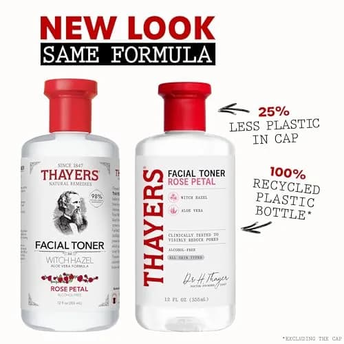 Thayers Alcohol-Free Rose Petal Witch Hazel Toner 12oz | Soothing, Hydrating, All Skin Types thumbnail 2