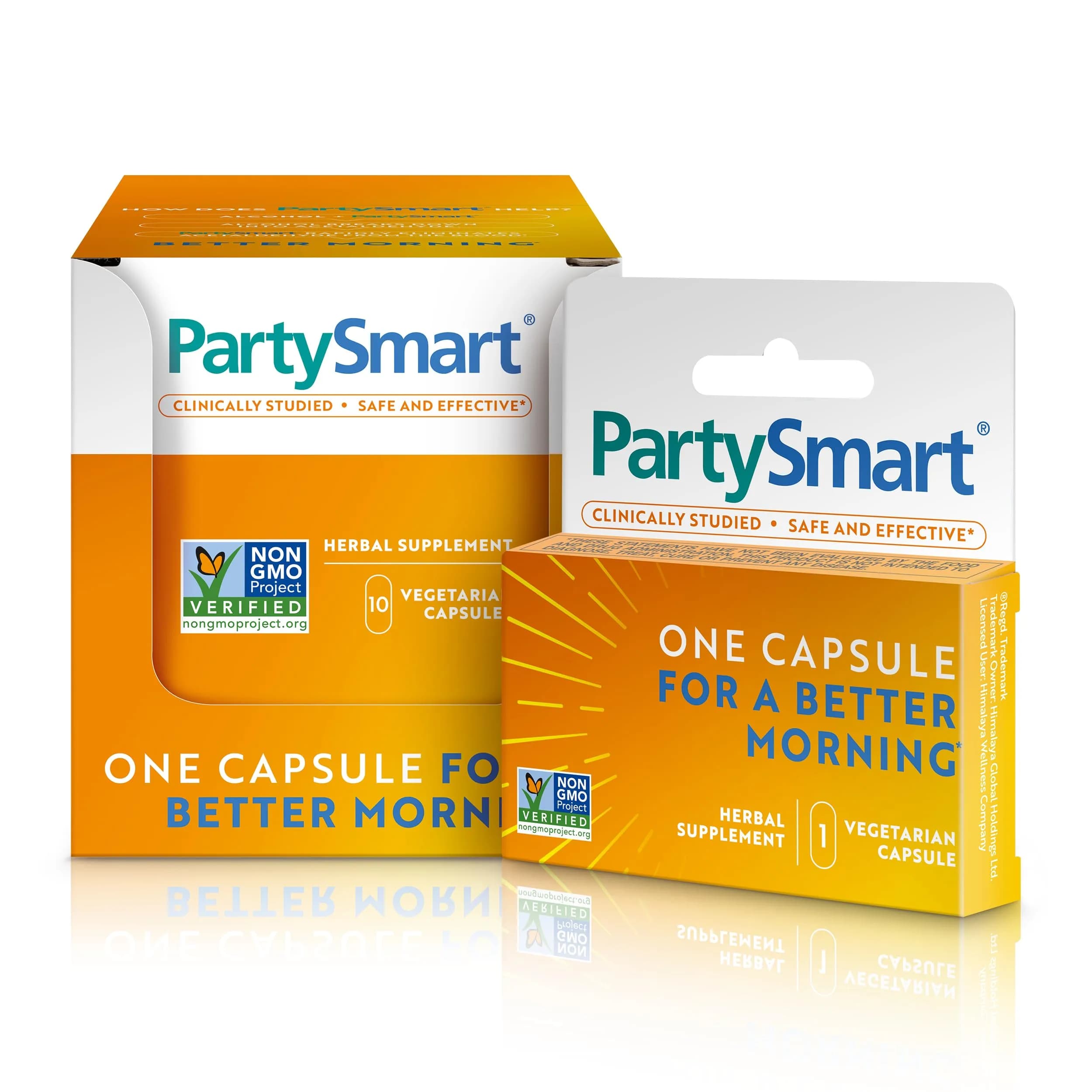 Himalaya PartySmart Liver Support 10 Capsules | Supports Alcohol Metabolism & Liver Health