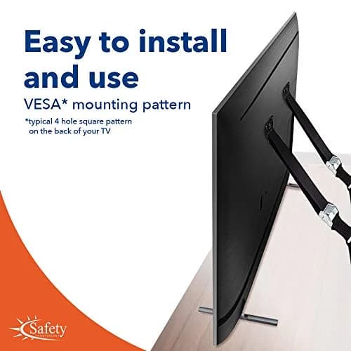 Safety Innovations Heavy Duty TV and Furniture Straps 36 Inch | Anti Tip Furniture Anchors for Child Safety (en_US) thumbnail 6