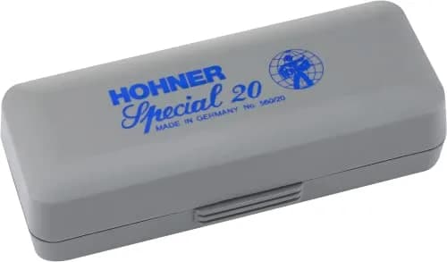 Hohner Special 20 Harmonica, 10 Holes Major C Bundle with Hard Case & Juliet Music Polishing Cloth | German Quality Craftsmanship thumbnail 5