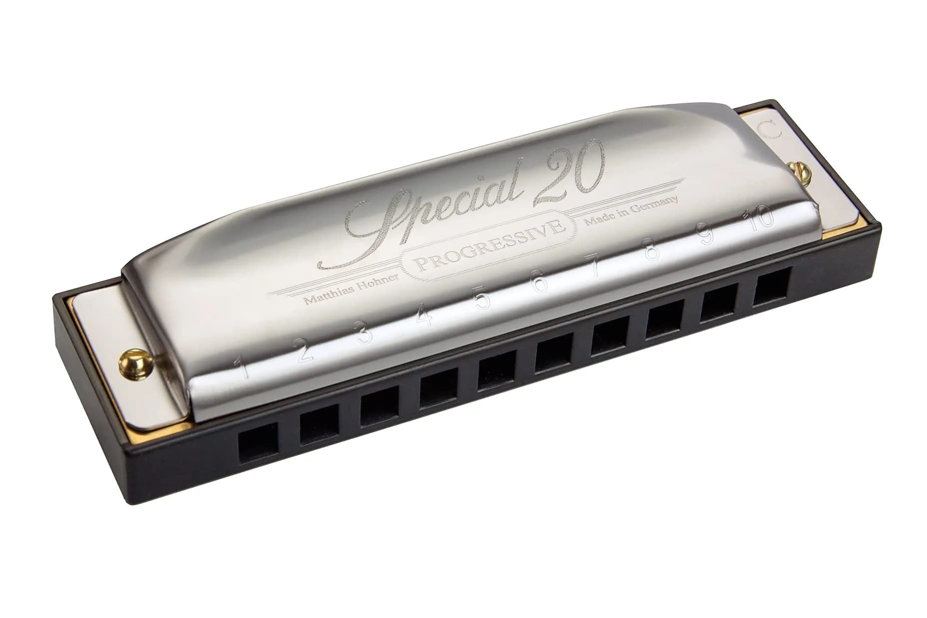 Hohner Special 20 Harmonica, Key of D | Smooth Plastic Body for Fast Playing