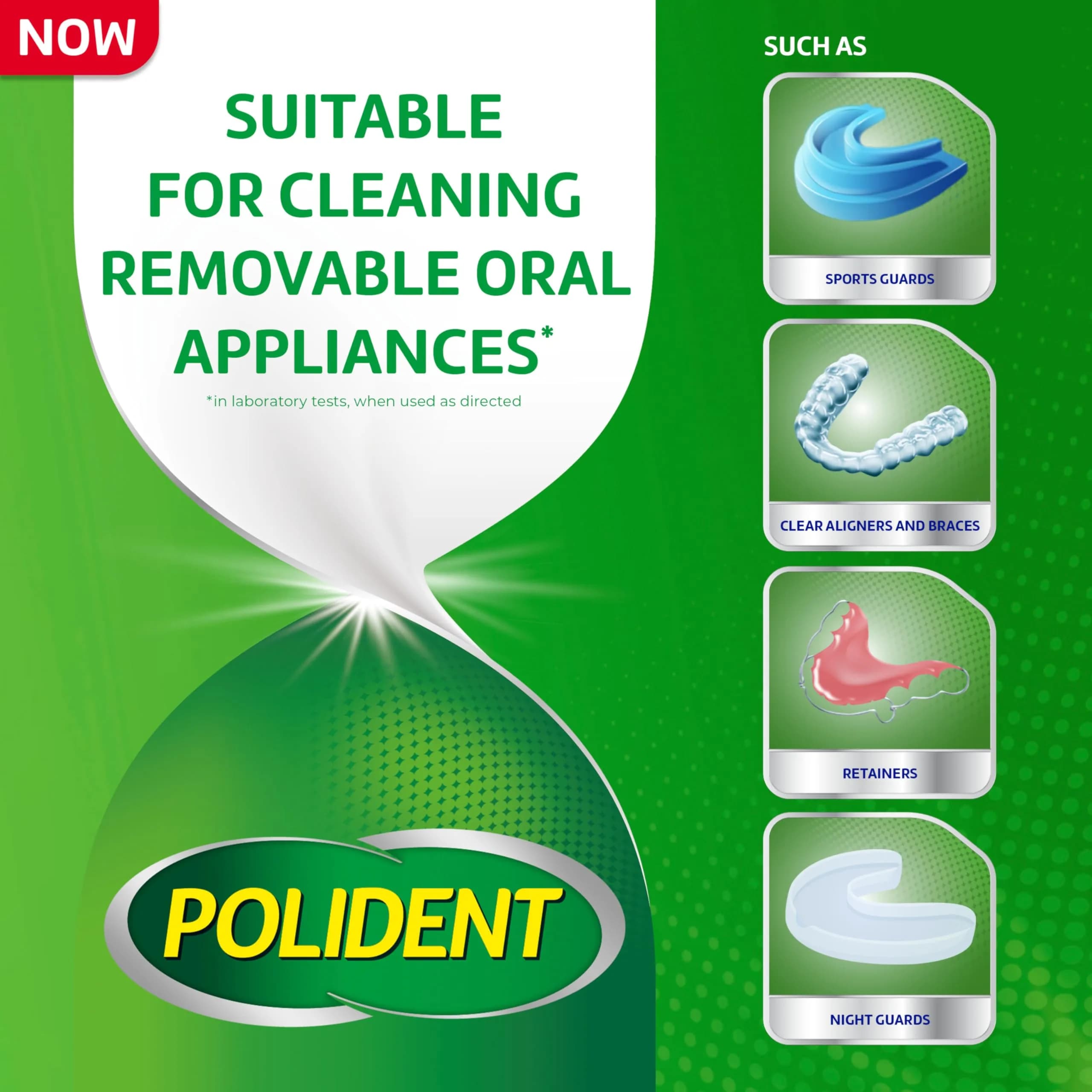 Polident Overnight Whitening Denture Cleanser Tablets - 40 Count - view 4