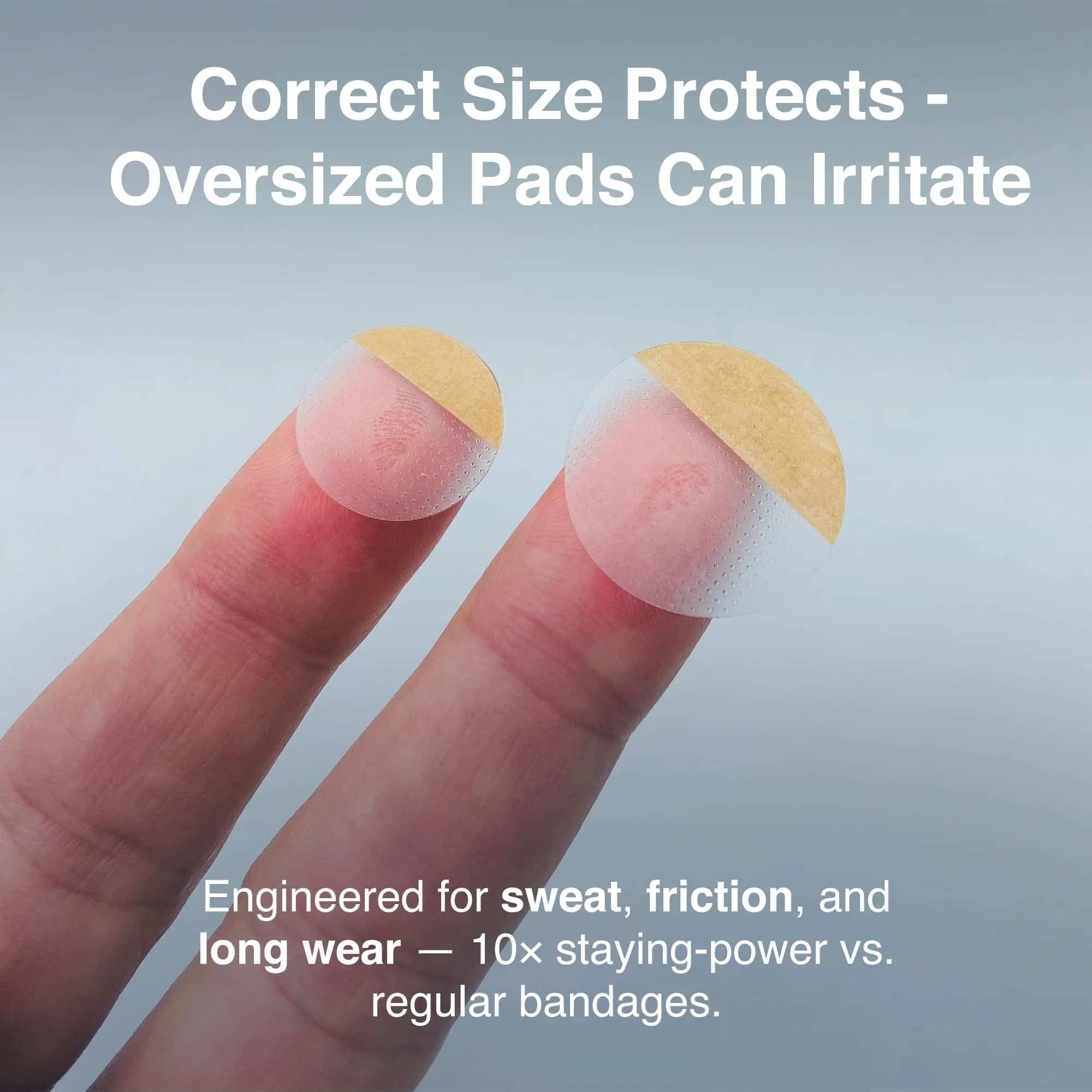 NipEaze Original Sports Nipple Covers for Men & Women, Extra 1" (24 Pcs) | Anti-Chafing Protection for Athletes - view 5