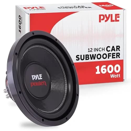 Pyle PLPW12D 12-Inch Dual Voice Coil 4-Ohm Component Subwoofer 1600W Max Power | 30.9 cm (12.2") Diameter, 12.7 cm (5.1") Depth thumbnail 1