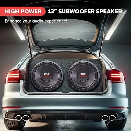 Pyle PLPW12D 12-Inch Dual Voice Coil 4-Ohm Component Subwoofer 1600W Max Power | 30.9 cm (12.2") Diameter, 12.7 cm (5.1") Depth thumbnail 2