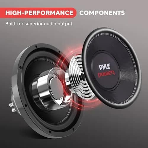 Pyle PLPW12D 12-Inch Dual Voice Coil 4-Ohm Component Subwoofer 1600W Max Power | 30.9 cm (12.2") Diameter, 12.7 cm (5.1") Depth thumbnail 4