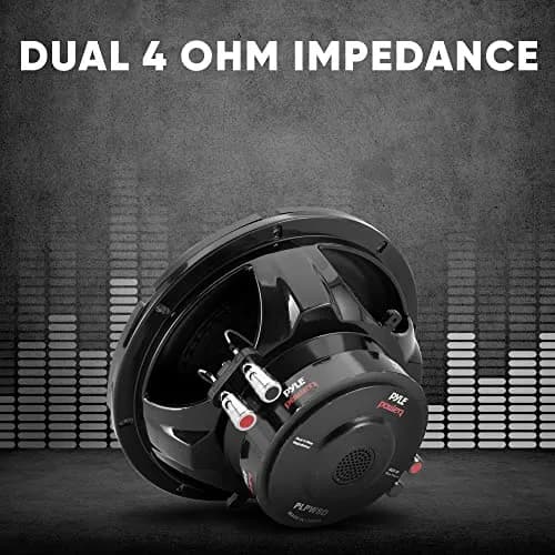 Pyle 8" Car Subwoofer Speaker - 800 Watt Dual 4 Ohm Voice Coil, 400W RMS, 2.27 kg (5 lb) | Powerful Vehicle Audio Bass Woofer thumbnail 5