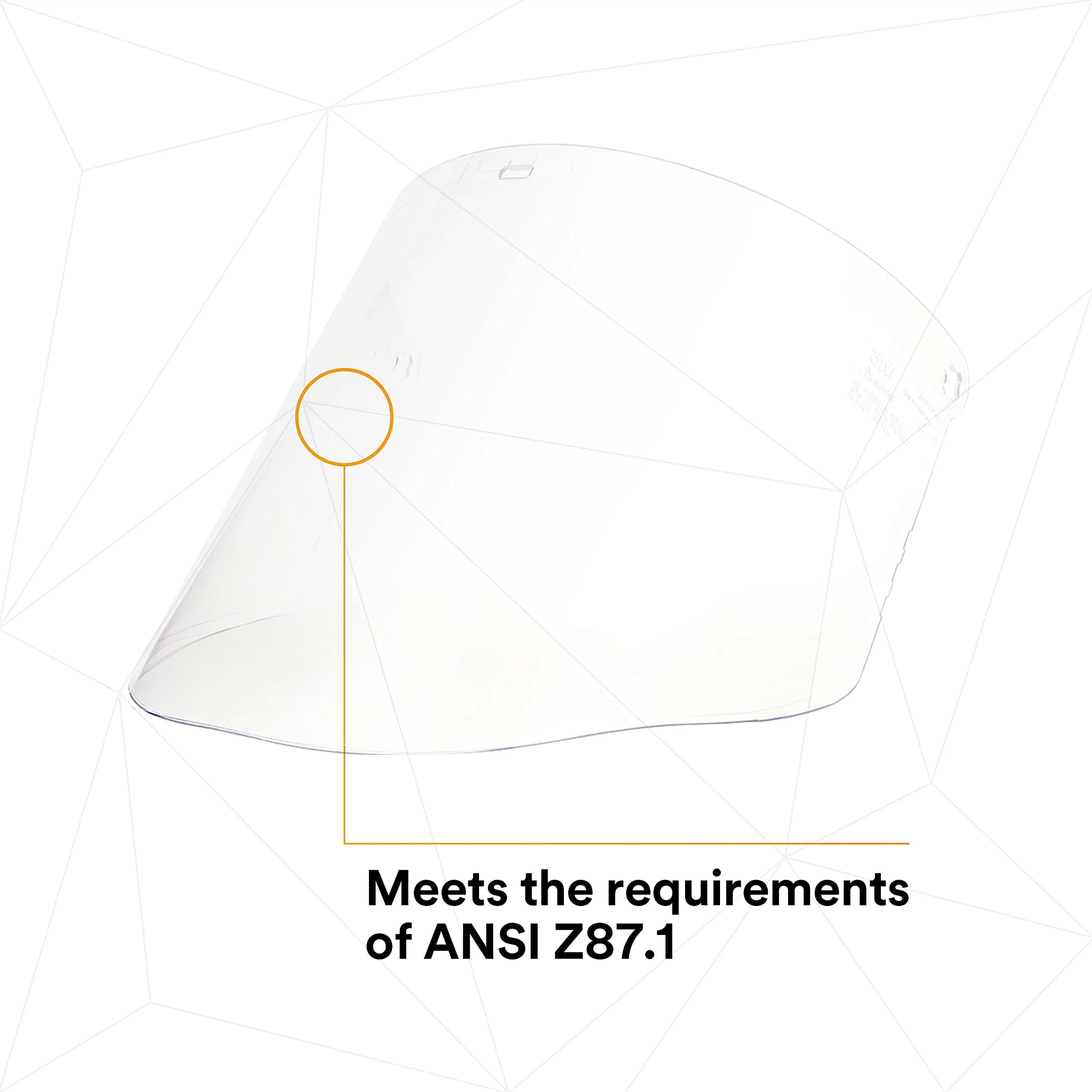 3M H8A Ratchet Headgear and Clear Polycarbonate Faceshield Safety System | Adjustable Impact Protection - view 6