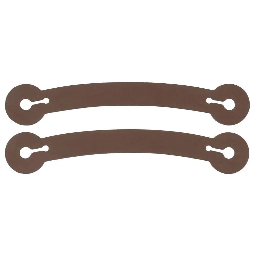 Tough 1 Curved Spur Tie Downs - Brown - Large/XLarge | Rubber Spur Securement