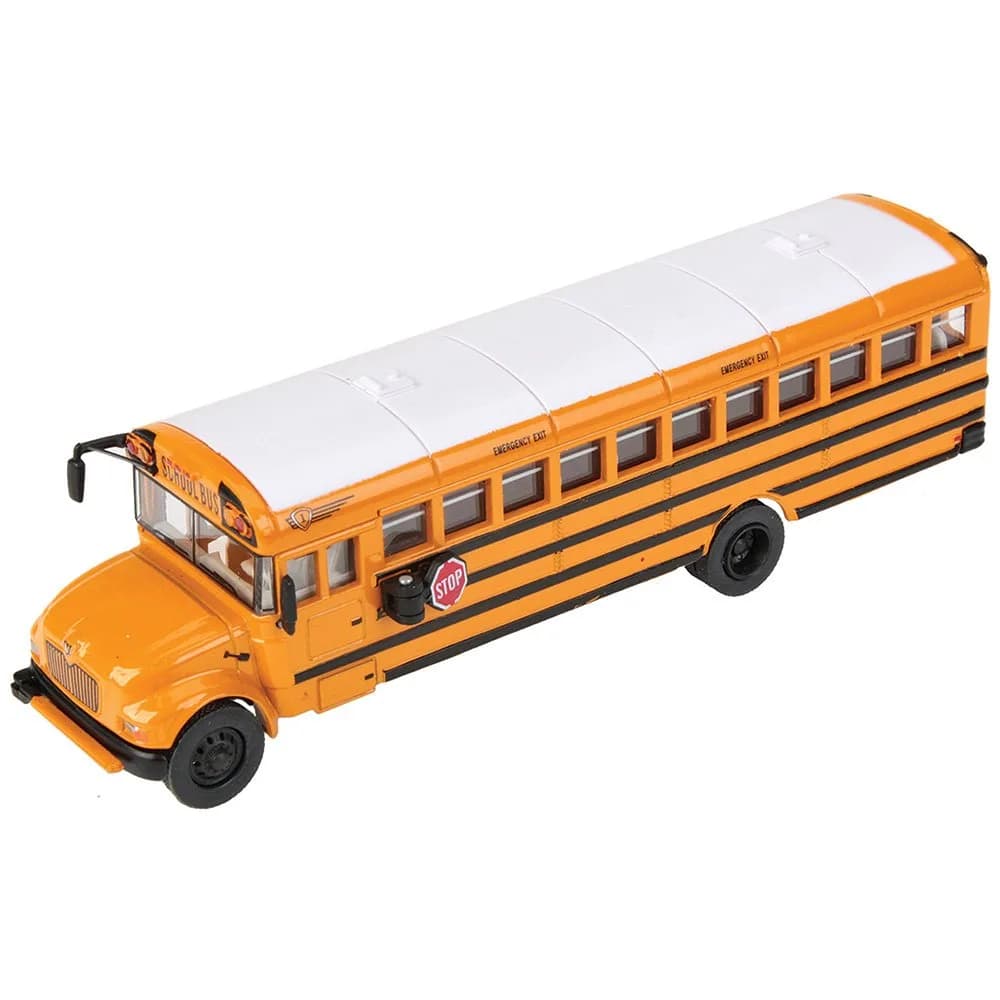 Walthers SceneMaster HO Scale International CE School Bus, Yellow | Fully Assembled & Painted, Die Cast & Plastic, 1:87