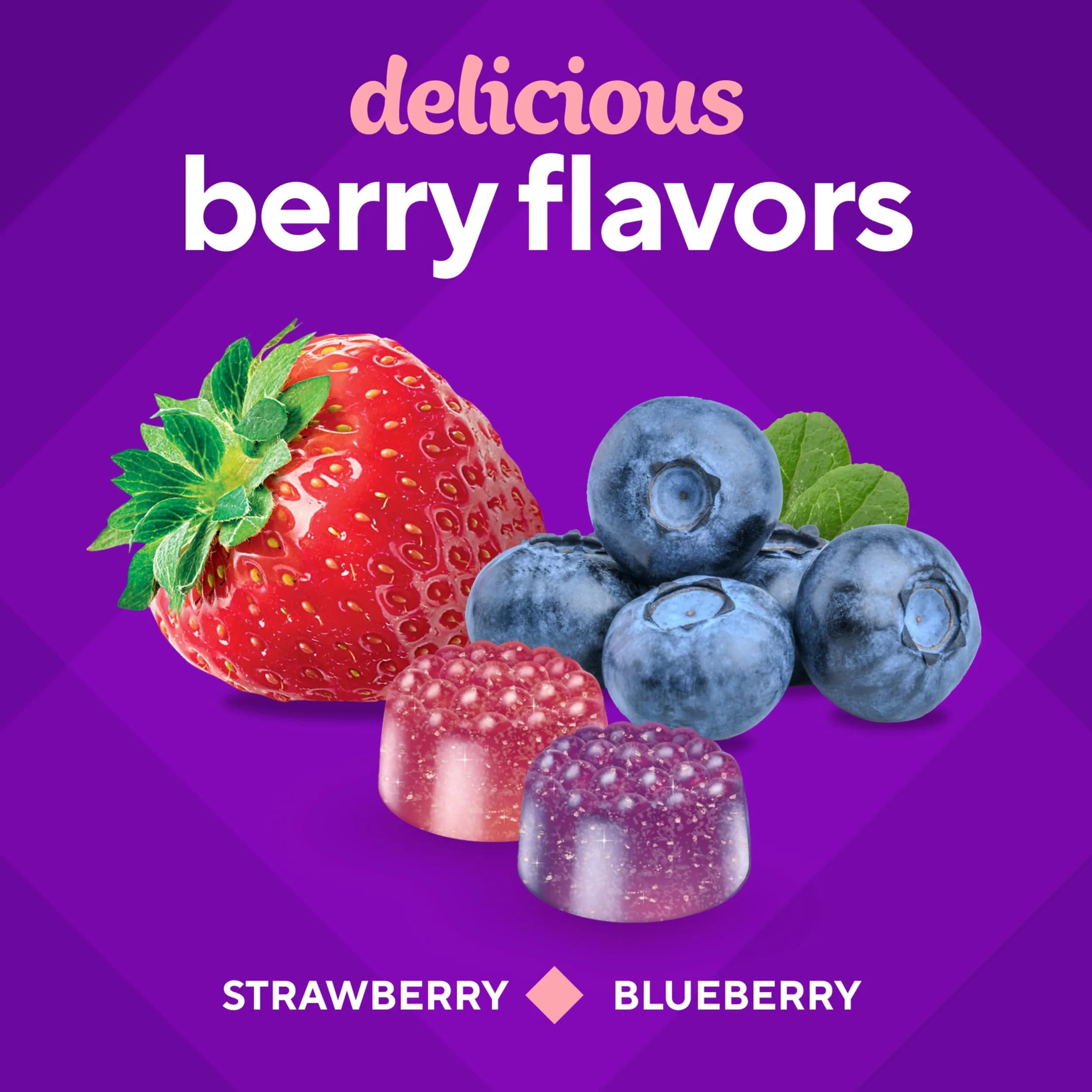 Vitafusion Women's Multivitamin Gummy Berry Flavor | Gluten and Dairy Free Supplement - view 8