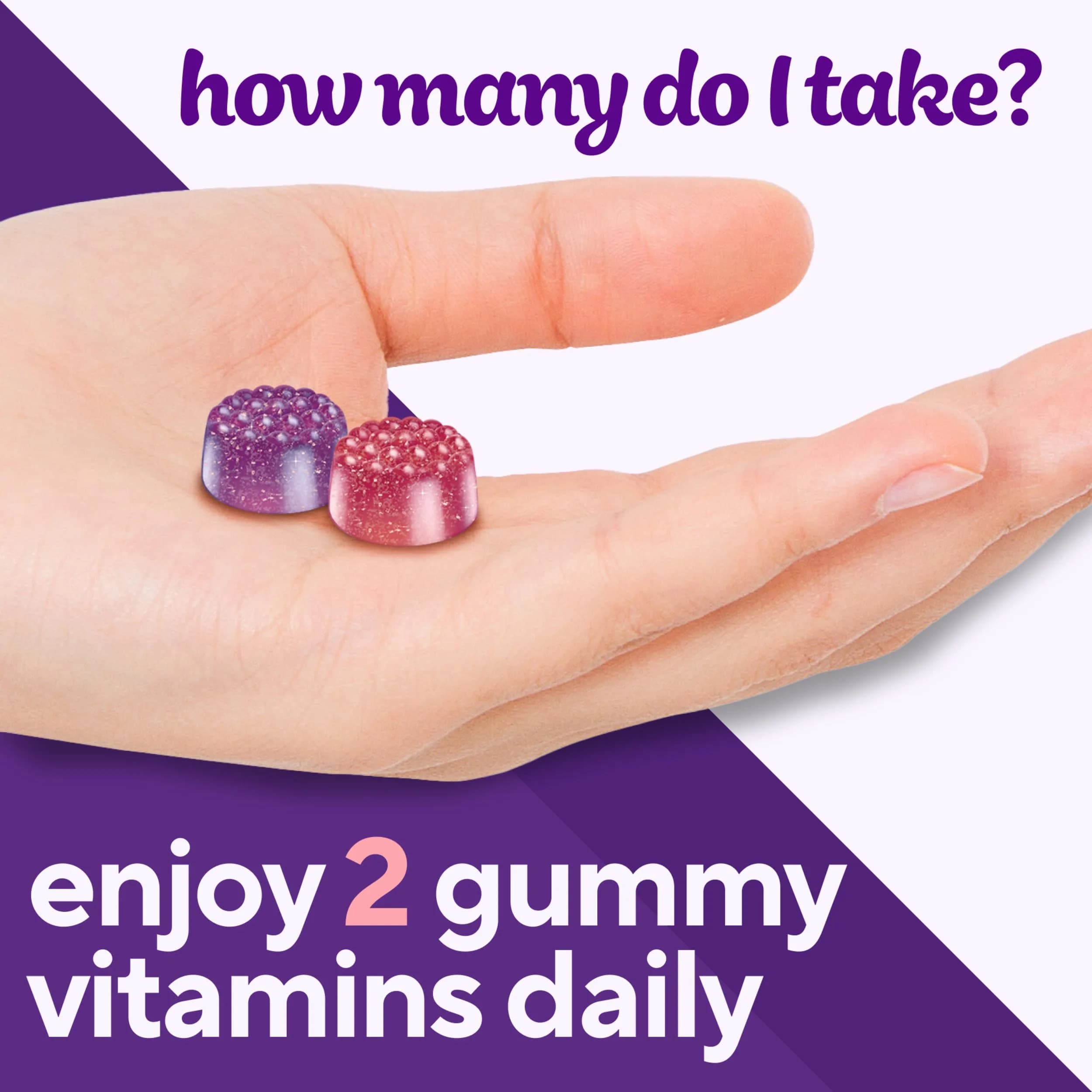 Vitafusion Women's Multivitamin Gummy Berry Flavor | Gluten and Dairy Free Supplement - view 9