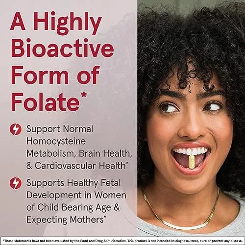 Jarrow Formulas Methyl Folate 400 mcg | Supports Cardiovascular & Neurologic Health (70-120 chars) thumbnail 4