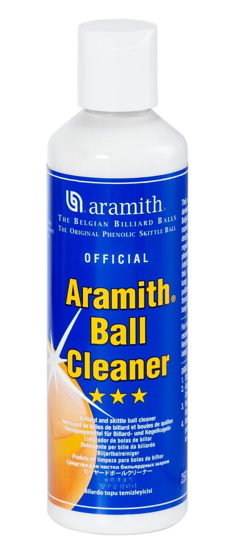 Aramith Phenolic Billiard Ball Cleaner and Restorer 250ml (8.5 fl oz) | Restores Shine & Tack — Pool Ball Cleaner