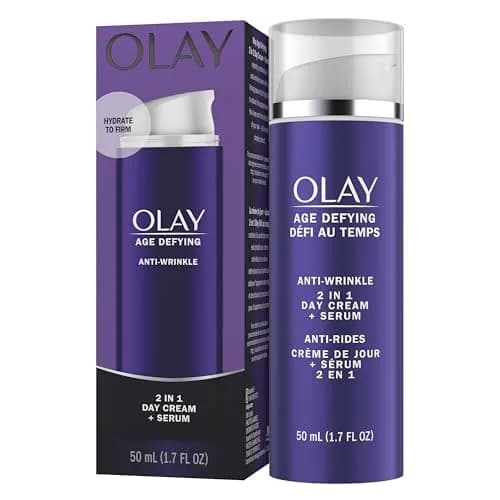 Olay Age Defying 2-in-1 Day Cream Plus Serum with Aloe Vera 50ml (1.7 Fl Oz) | Reduces Fine Lines & Firms Skin thumbnail 8
