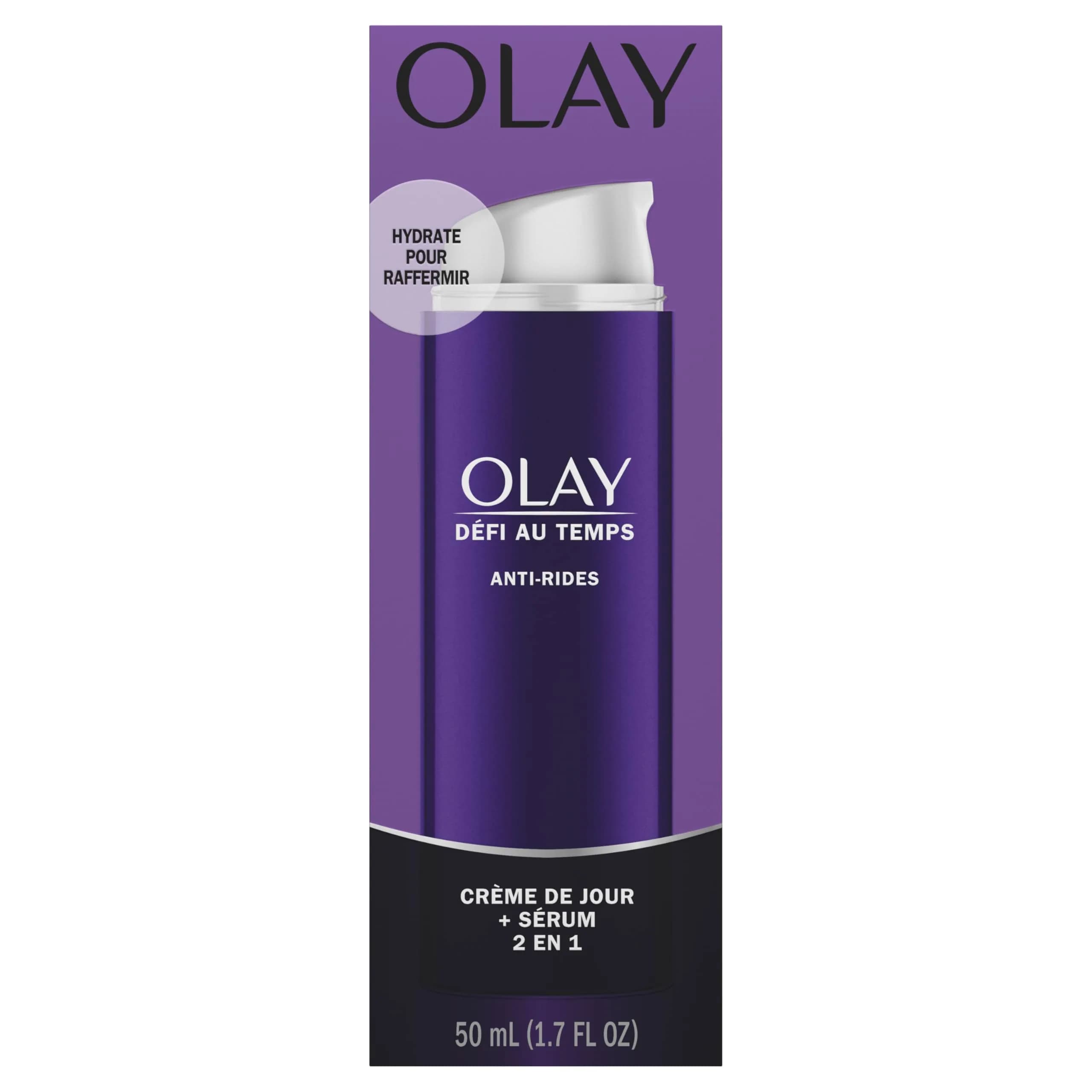 Olay Age Defying 2-in-1 Day Cream Plus Serum with Aloe Vera 50ml (1.7 Fl Oz) | Reduces Fine Lines & Firms Skin - view 2