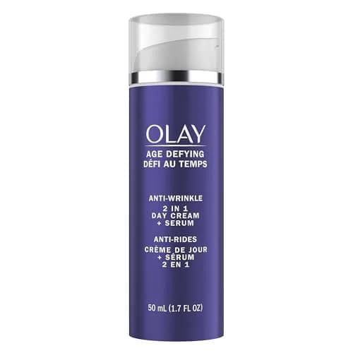 Olay Age Defying 2-in-1 Day Cream Plus Serum with Aloe Vera 50ml (1.7 Fl Oz) | Reduces Fine Lines & Firms Skin thumbnail 3