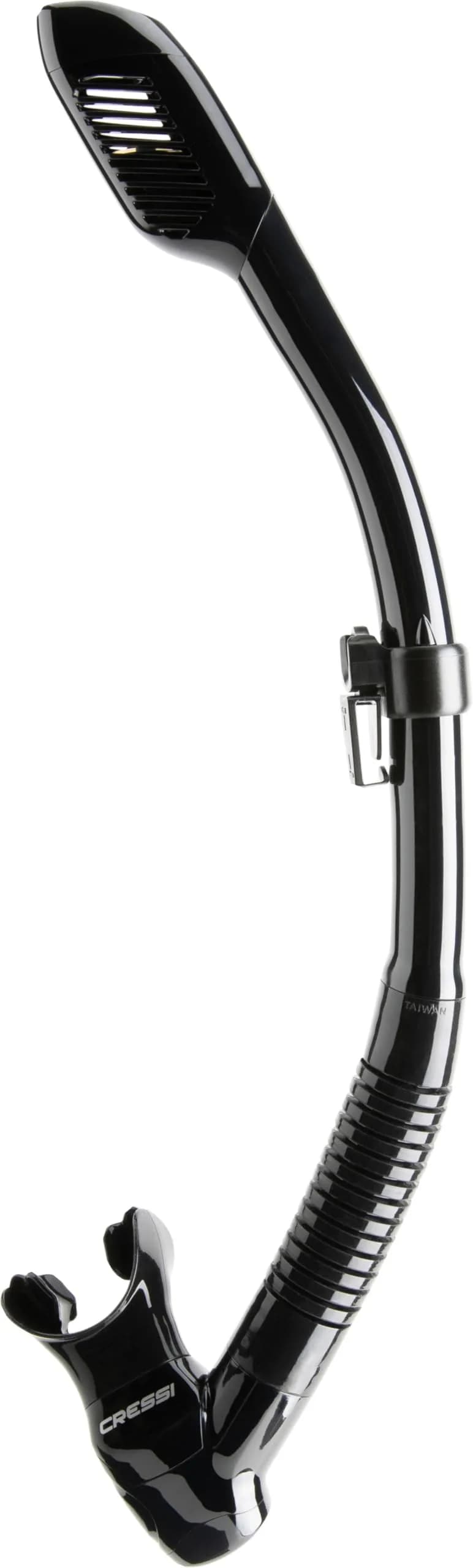 CRESSI Supernova Dry Snorkel Black | Splash Guard & Purge Valve for Clear Breathing - main product image