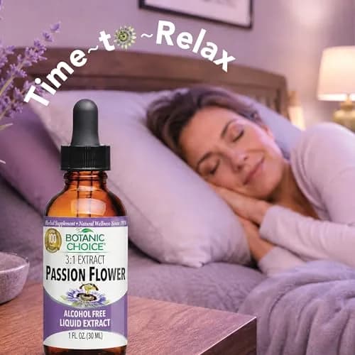 Botanic Choice Passion Flower Liquid Extract, Classic Calming Herb | Alcohol-Free, 1 Fl Oz thumbnail 8