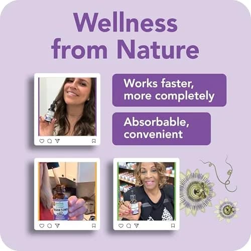 Botanic Choice Passion Flower Liquid Extract, Classic Calming Herb | Alcohol-Free, 1 Fl Oz thumbnail 3