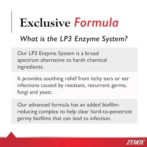 Zymox Enzymatic Ear Solution with 0.5% Hydrocortisone | Ear Care for Dogs & Cats, 1.25 oz thumbnail 5