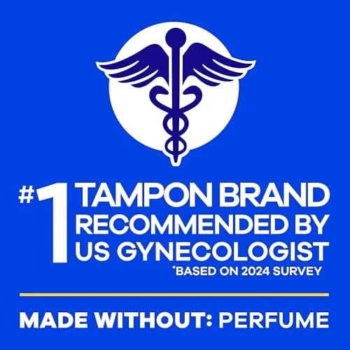 Tampax Pearl Plastic Unscented Tampons, Regular Absorbency, Blue, 18 Count | Up to 8 Hours Protection thumbnail 7