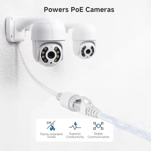 Cable Matters 3 ft White Cat 6 Ethernet Cable | 10Gbps Snagless Network Patch thumbnail 7